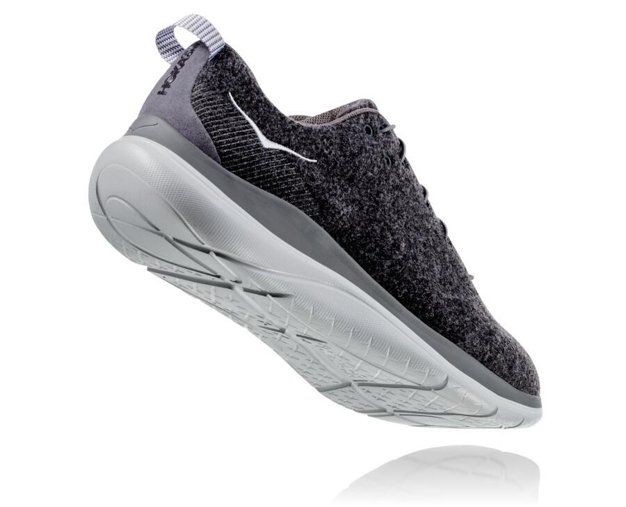 Hoka One One Tenisky Damske Tmavo Siva - Hupana Flow Wool - 01973-PTCV